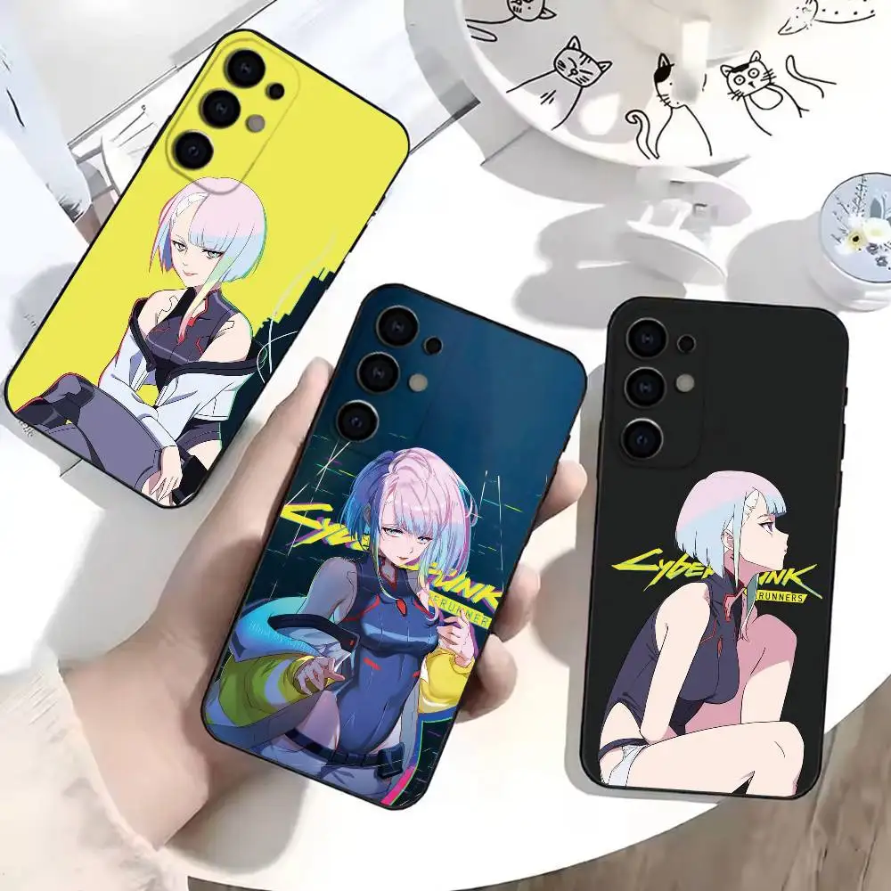Edgerunners Lucyna Kushinada  Phone Case For Samsung S26,S25,S24,S23,S22,S21,S30,Ultra,Plus,Fe,Lite,Note,10,Black Cover