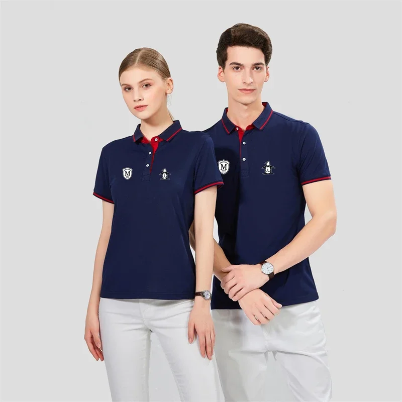 

High End Brand 100% Pure Cotton Short Sleeved MundingwearPOLO Men's Casual 2024 Summer Fashionable Exquisite Breathable T-shirt