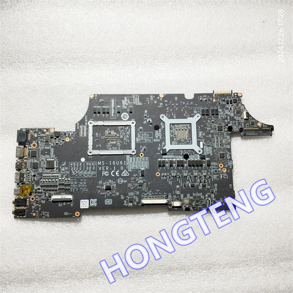 Genuine MS-16U61 FOR MSI ALPHA 15 A3DD  LAPTOP MOTHERBOARD WITH R7-3700U R5-3500U CPU TEST OK