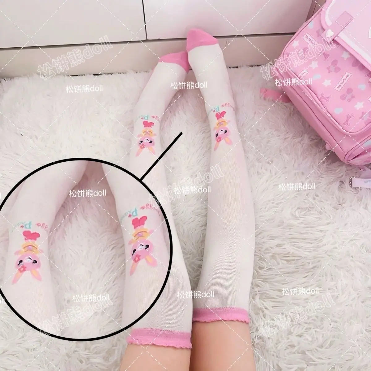 Knee High Socks Japanese Cute Cartoon Mp Sweet Girl All Match Daughter Clothing Y2k Accessories Lolita All Match Kawaii Socks