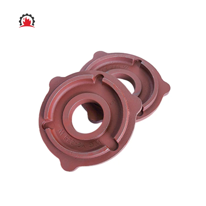 

Custom High Quality CNC Machined Grey Cast Iron AC / DC Motor Parts Electrical Accessories End Cover with Paint Spraying
