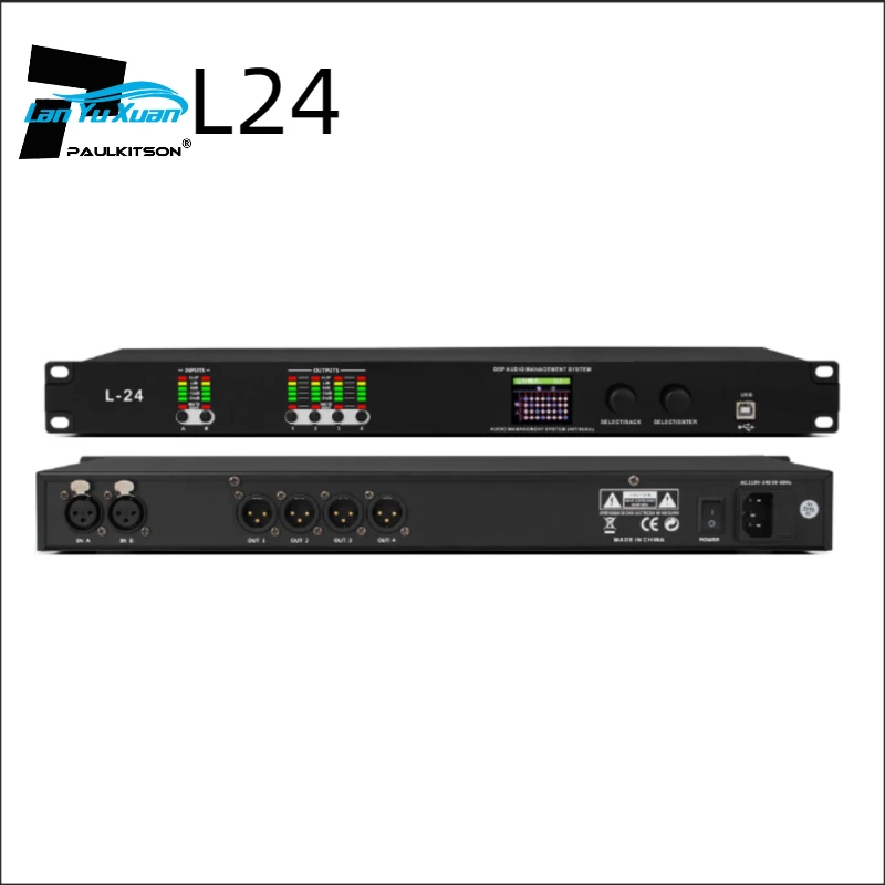 

L24 Most Economic Audio Processor Dsp Digital Audio Processor Professional Processor Audio System Suppliers