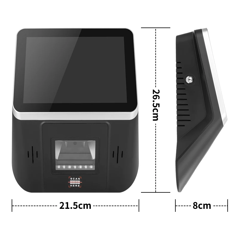 Imagem -06 - Windows Preço Checker com Código de Barras qr Code Reader Montado na Parede Terminal Pos Touch Screen Verificação de Preços Wi-fi Rj45 Cj80