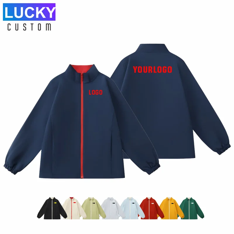 

Custom Print Logo Autumn Big Size Men Jacket Men Waterproof Warm Windbreaker Casual Clothing Green Black Red Jacket Outdoor