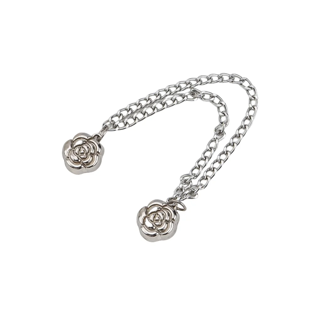 Multi-Function Magnetic Clothing Clip Button Non-hole Shorten Trouser Clip Waist Buckle Metal Leg Cuff Fixing Pin Clothes