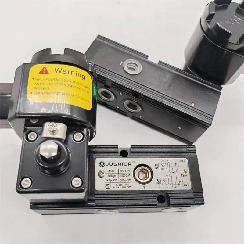 Expl-osion proof sol-enoid valve integrated explo-sion-proof CT6 two position five way directional valve HV510-025 DC24V/AC220