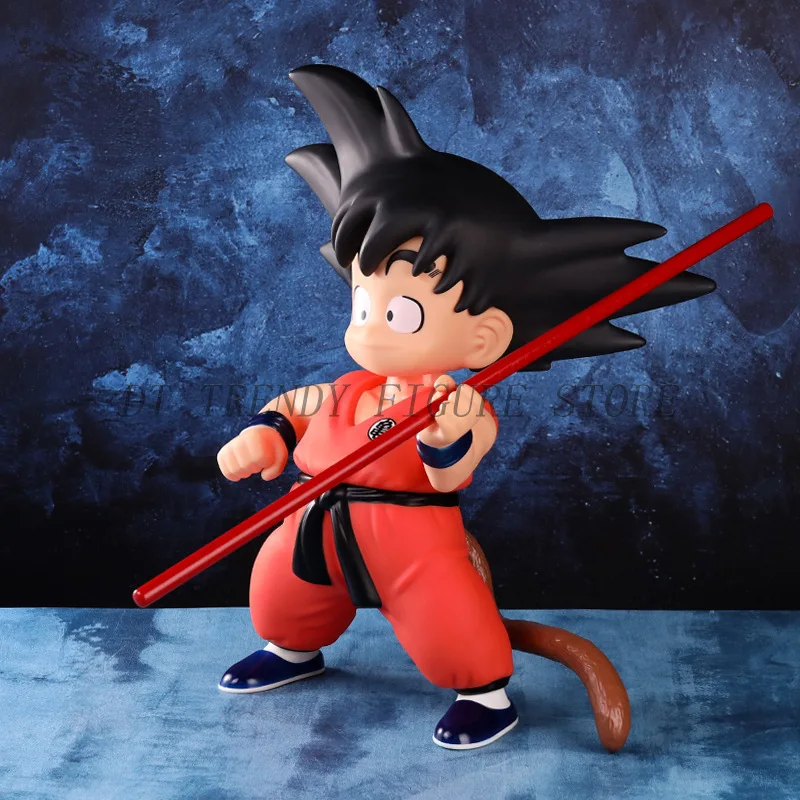 47cm Anime DRAGON BALL GK Oversize Childhood Son Goku Action Figure PVC Super Saiyan Statue Collection Model Ornament Toys Gifts