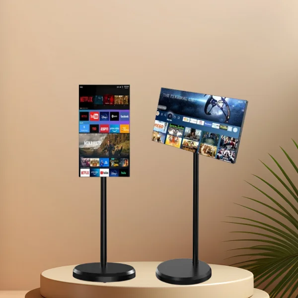 

32-Inch Smart IPS Touch Display Portable TV Android 13 with Rotatable Stand Freestanding & Smart Features