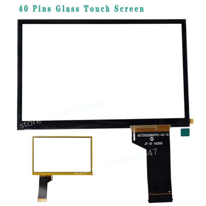 40 Pins Glass Touch Screen Panel Digitizer Lens ForV W Go lf Po loJetta Pas sat CC Ti guan Caddy Amarok Car Radio Multimedia Car