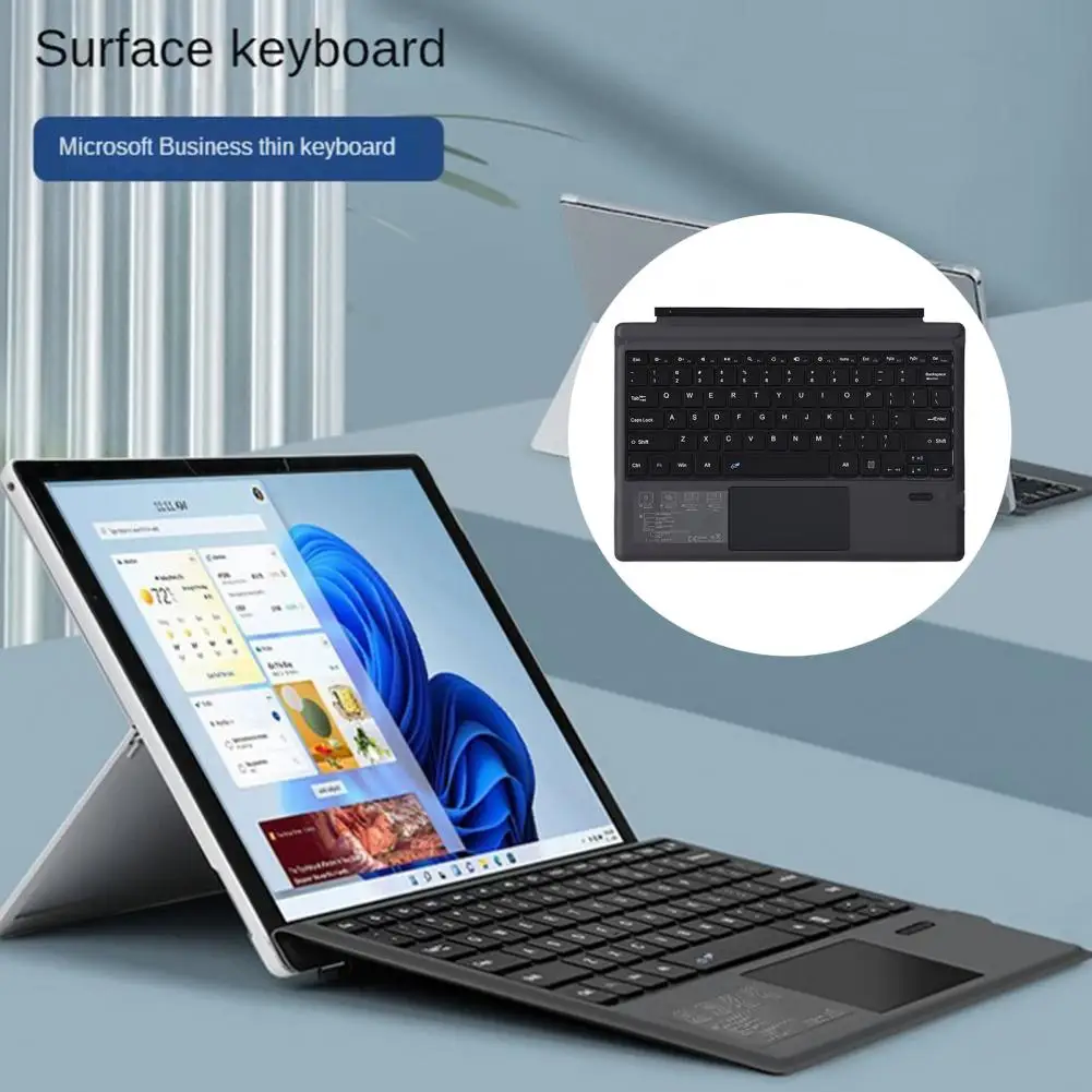 Tablet-Tastatur mit Stift halter Tastatur mit bunter Hintergrund beleuchtung Oberfläche Pro Tablet-Tastatur Schutz für die Oberfläche