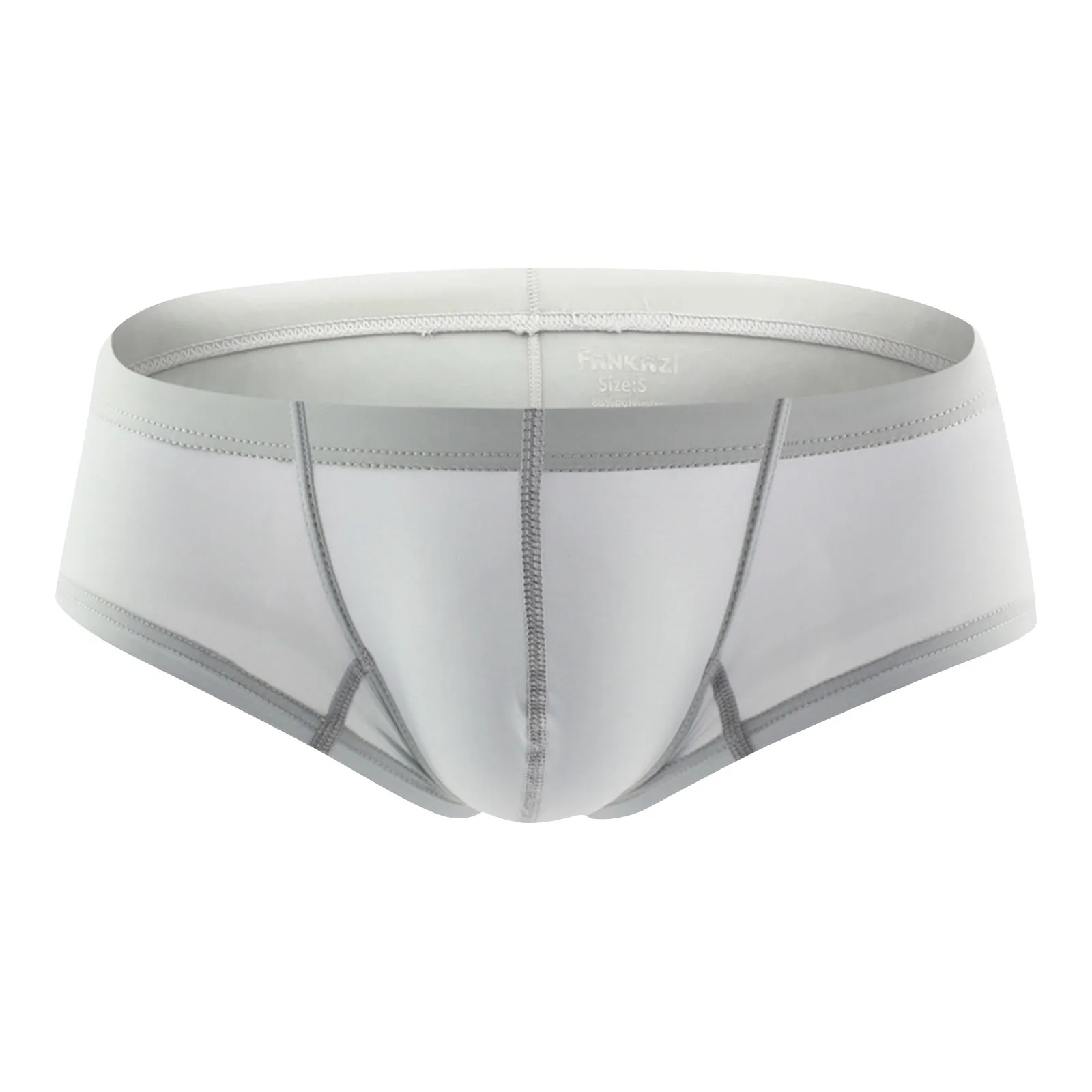 กางเกงบ็อกเซอร์เอวต่ำสำหรับผู้ชายกางเกงบ็อกเซอร์ขาขนาดเล็กลำลองสีพื้นเรียบง่ายยืดหยุ่นสูงแบบบางและเบาสำหรับผู้ชาย