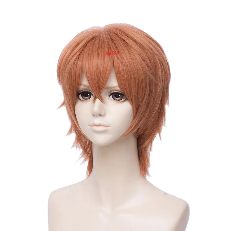 Kostum Cosplay Wig Pendek Anime GIVEN Sato Mafuyu Rambut Sintetis Tahan Panas Wig Pesta Halloween Pria Wanita
