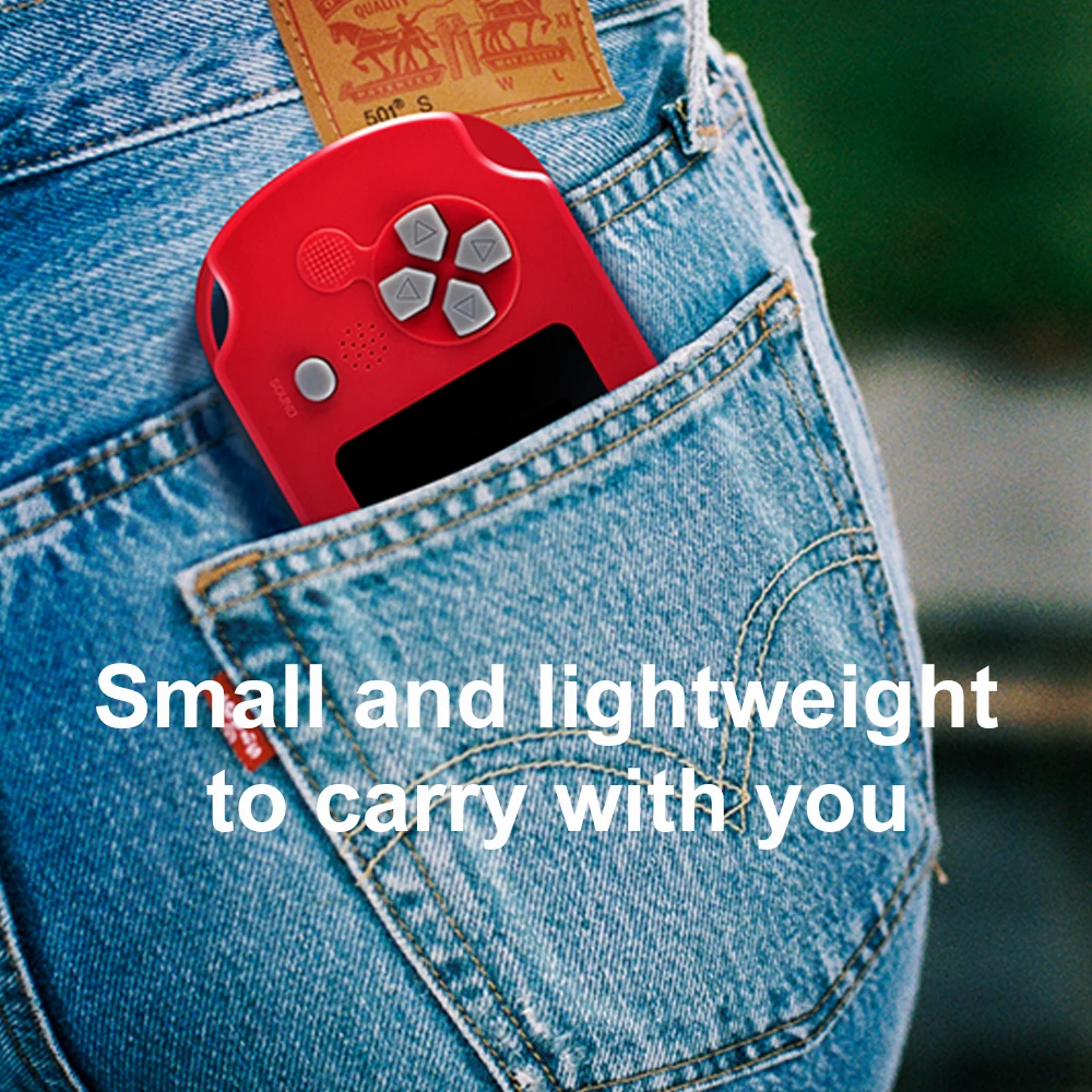 GAMINJA GC31 ريترو لعبة فيديو وحدة التحكم المدمج في 128 لعبة كلاسيكية 2.4 بوصة المحمولة المحمولة لعبة لاعب وحدة التحكم القابلة لإعادة الشحن #3