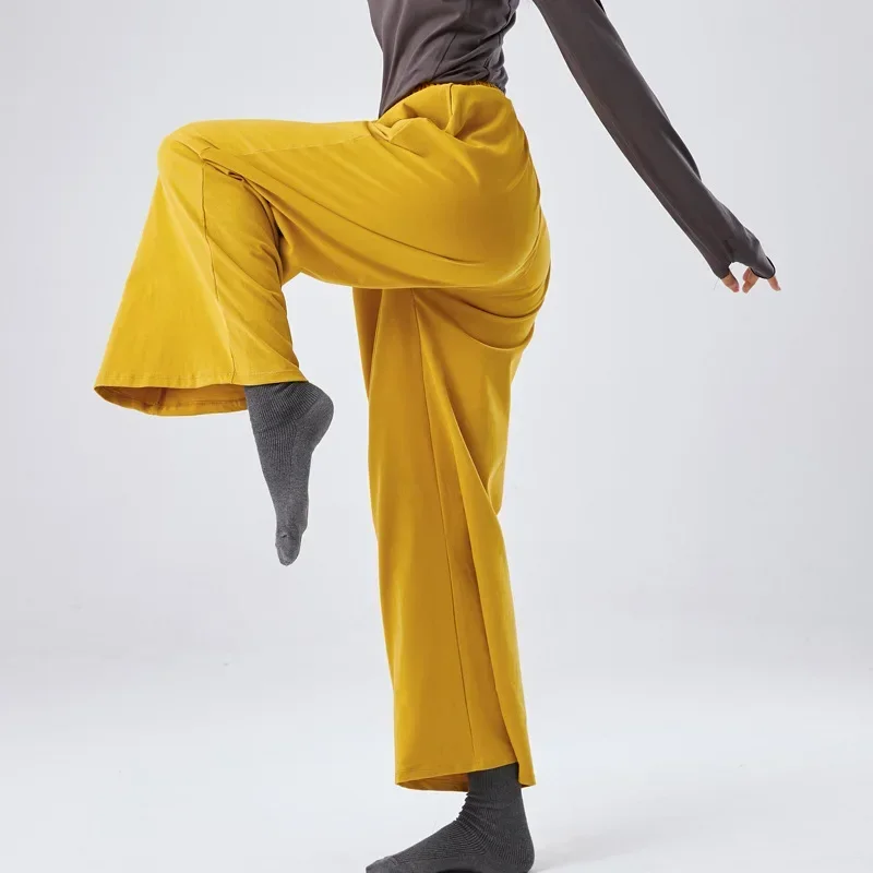 

Modern dance pants Daily practice clothes Loose dance Men's and women's same straight wide-leg Practice pants