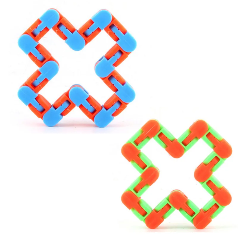 

24-секционный волшебный браслет-цепочка, универсальная складная сенсорная игрушка-цепочка для снятия стресса, детские игрушки для дня рождения