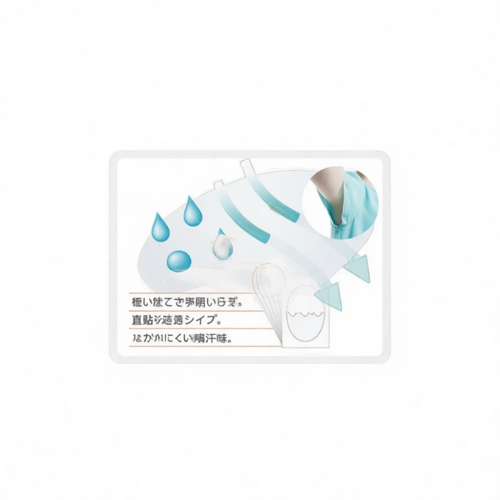 Invisible Underarm Sweat Shields Ultra Thin Transparent Armpit Stickers Effective Absorbent Guard For Daily Comfort
