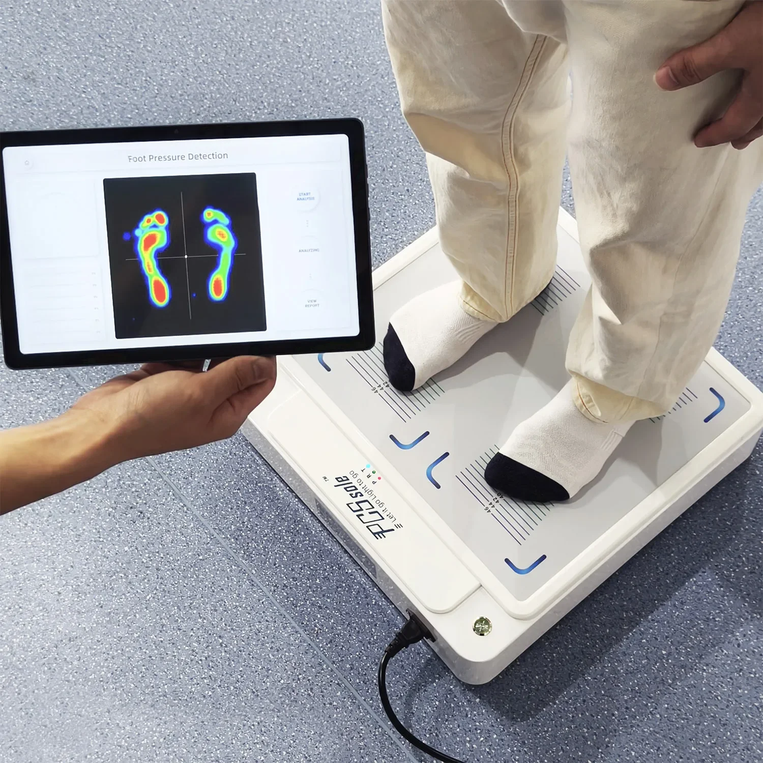 Portable C2 Plantar Pressure Detection Posture Analysis Customize Insole Machine Foot Scanner