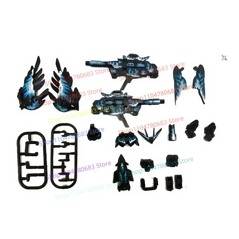 MOC Building Block Mecha Warrior Miniature Figure Assembly Accessories Anime Cartoon Trendy Toy Display Collectible Toy Gift