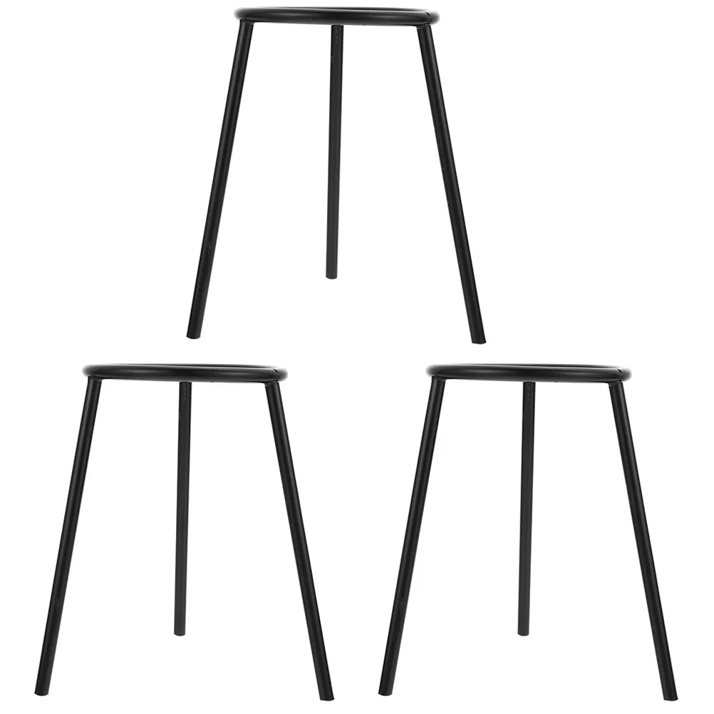 3Pcs Tripod Stand Alcohol Lamp Holder Education Lab Equipment for Chemistry Physics Biology Experiments Stable for Chemistry