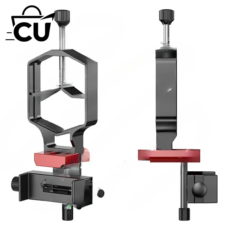 Astronomical Telescope Three-Axis Metal Mobile Phone Holder Adapter Photography Microscope Multi-Function Holder