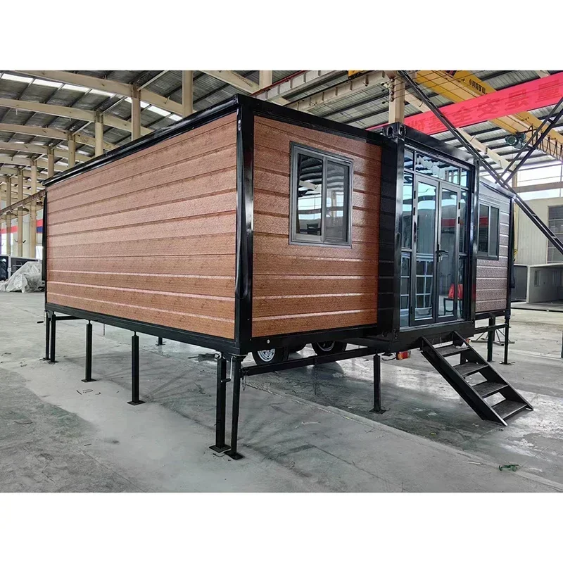 New Design 2 Bedroom Container House Expandable Expanding Tiny Container Homes Trailer Houses for Living Villa