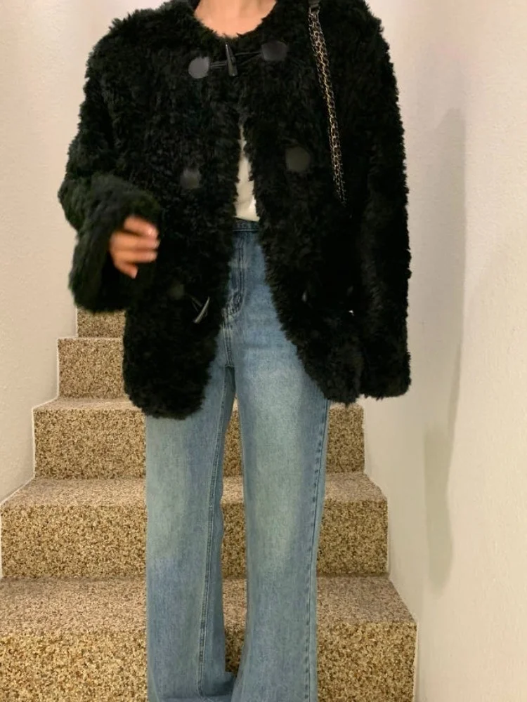 Faionable Versatile Cappotto di pelliccia imbottito in cotone da donna Caldo retrò di fascia alta invernale Jaet Pendolarismo Sle Primavera Autunno Inverno