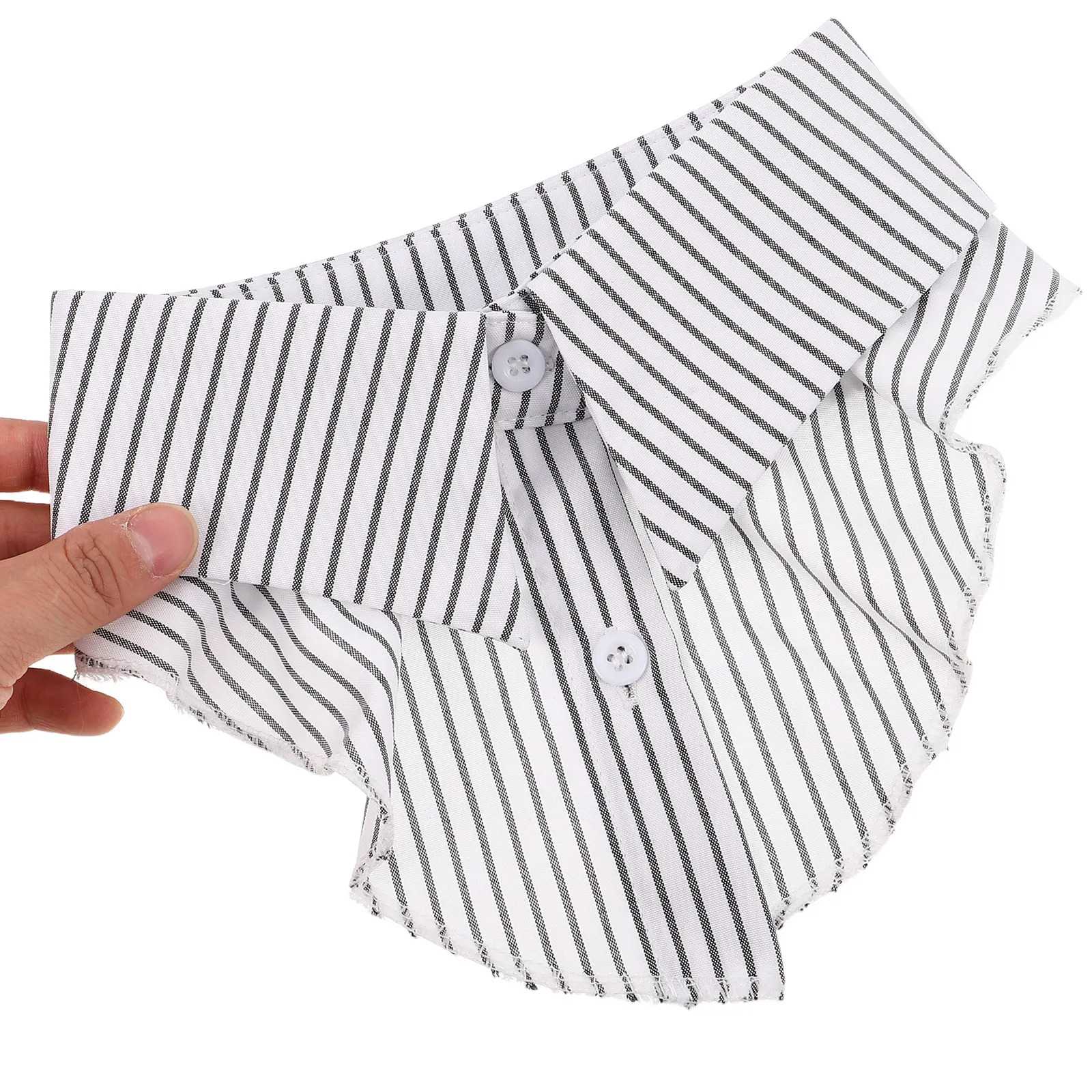 

Набор из 1 предмета: универсальный съемный воротник-стойка и манжеты для рубашки, с заостренным дизайном, для офиса, делового стиля, профессиональный образ