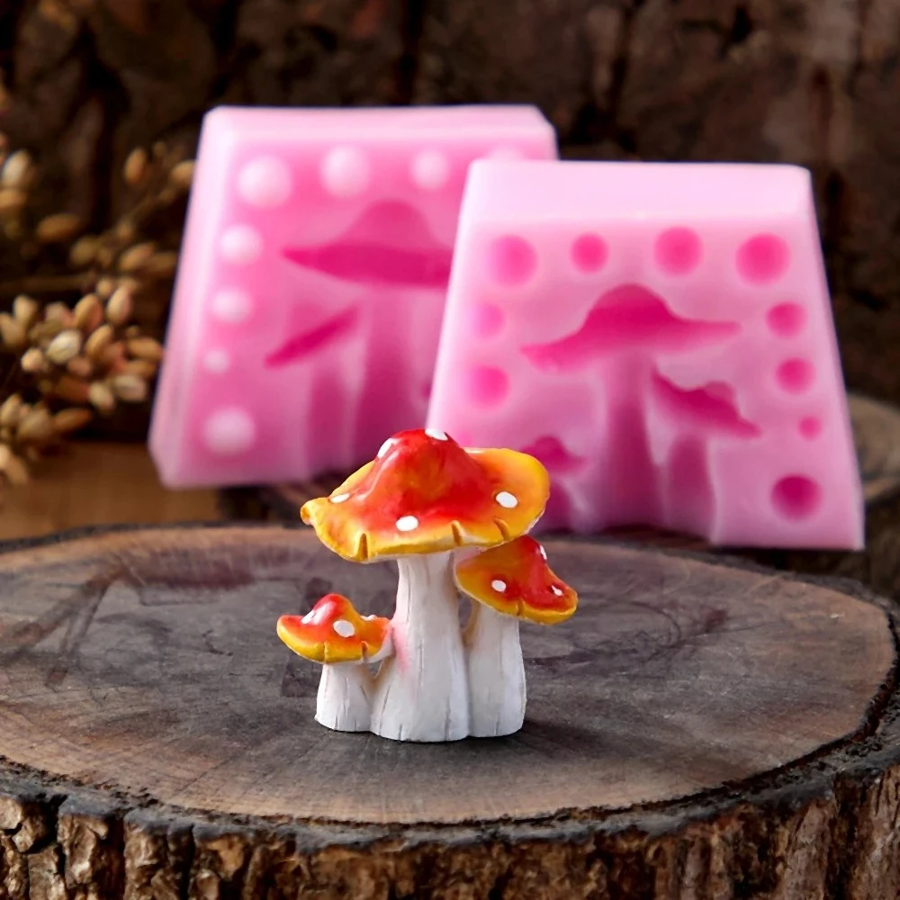 

VERIDIAN 3d Large Mushroom Silicone Molds Cake Dessert Pastry Tools DIY Chocolate Plaster Resin Mold Cake Decorating Tools