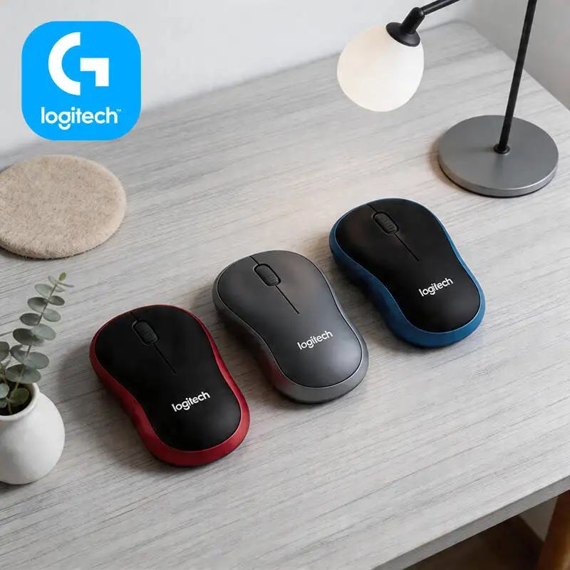 

Беспроводная мышь Logitech M185 для ноутбука с функцией энергосбережения, автопереключением режимов, 12-месячным сроком службы батареи, радиусом действия 10 м, 3 кнопками, для дома, учебы и работы
