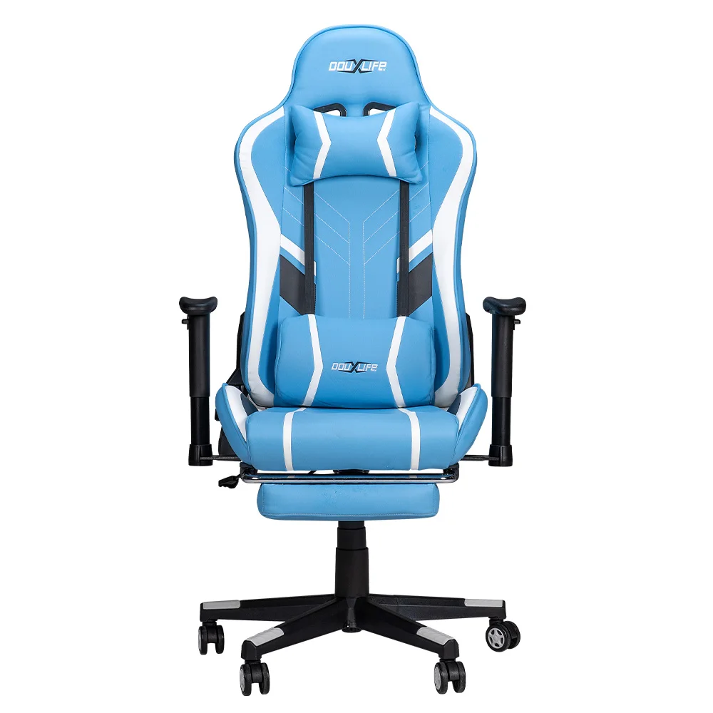 Silla ergonómica para juegos de GC-RC03, Sillón de masaje, diseño de espalda alta, Lumbar, relajante, PU, personalizado, ordenador, Oficina