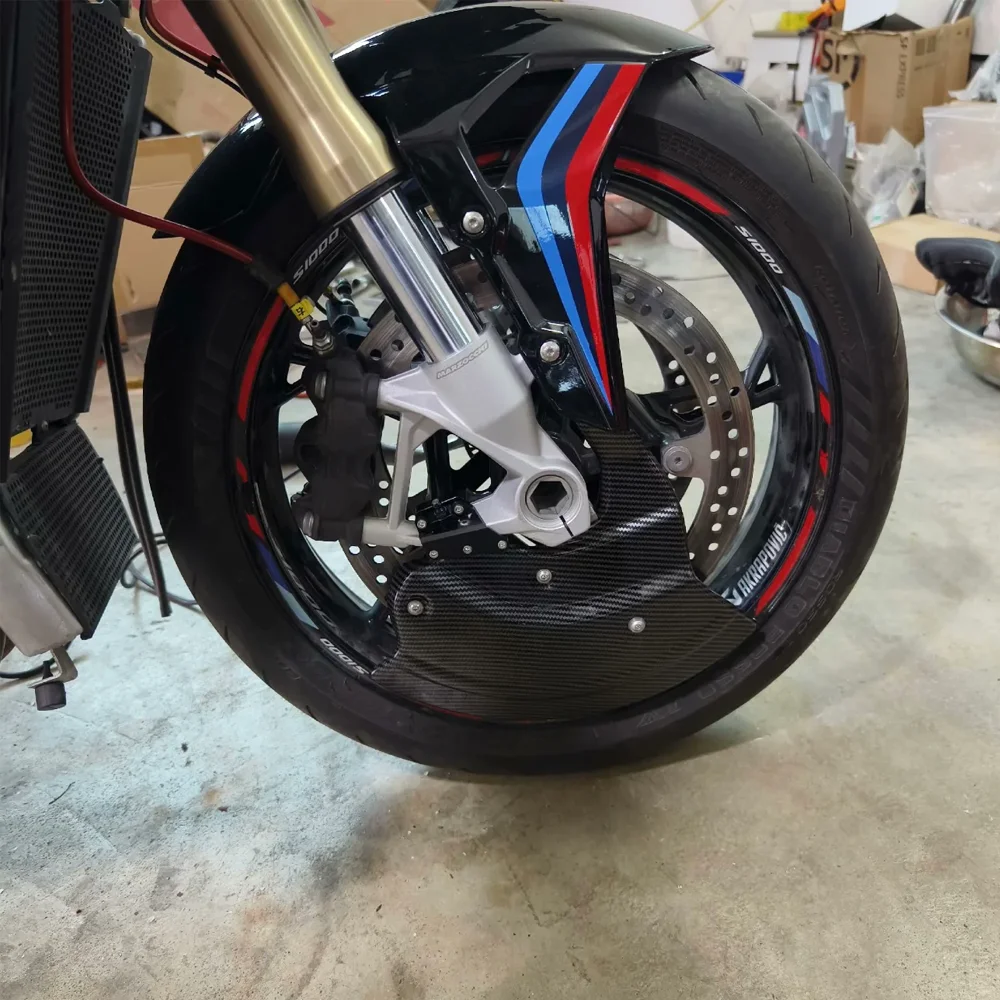 For BMW S1000R M1000R S1000RR S1000RR S1000XR Motorcycle Front Mudguard Kit  Brake Disc Radiator Caliper Protective Cover