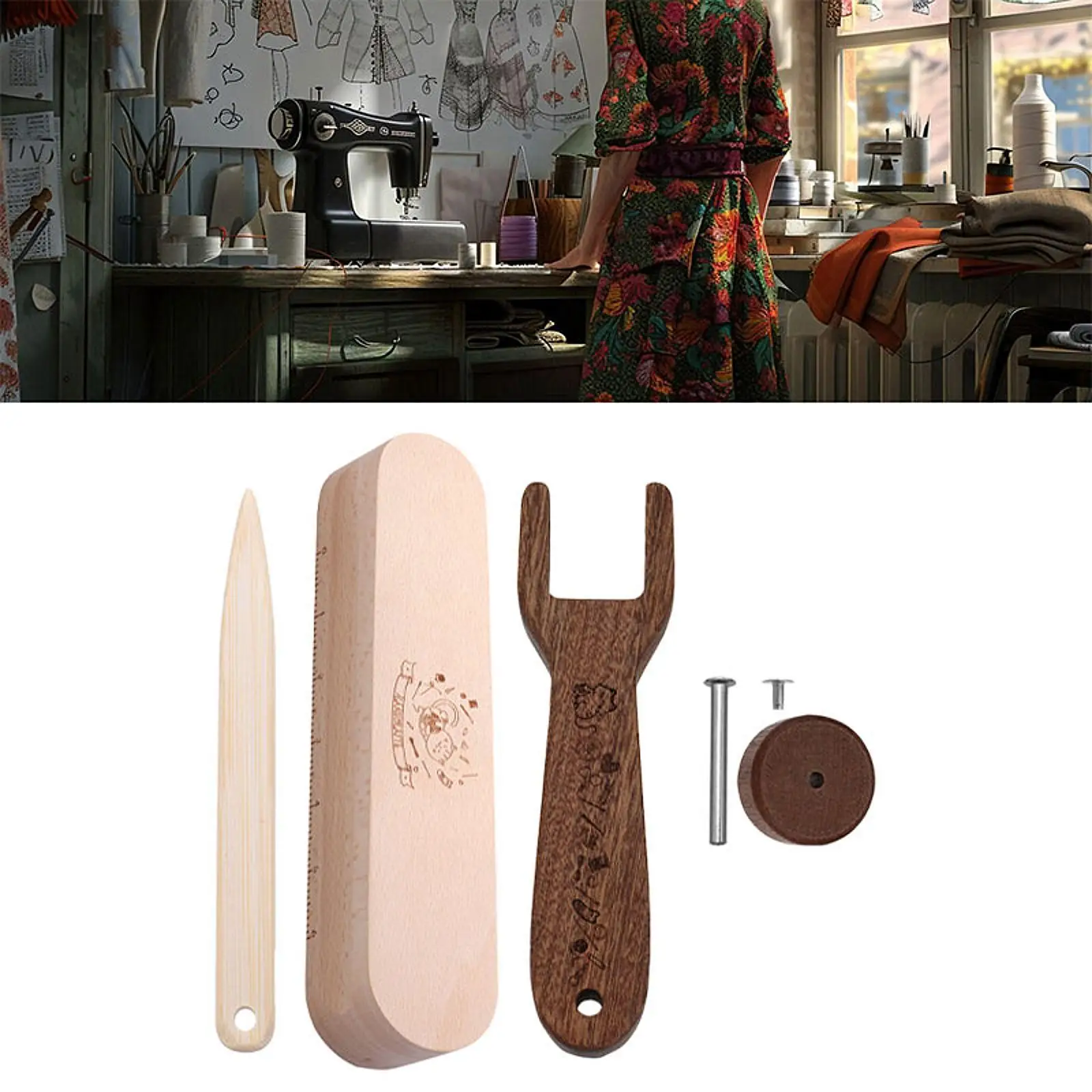 

Ролик для швейных швов, легкий портативный хлопушка из твердой древесины для украшения дома, проекты «сделай сам», стеганые обои пошив