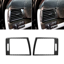 For BMW 98-04 old x3 E46 carbon fiber Decorative stickers on left and right air outlets Automotive Interior Stickers Accessories