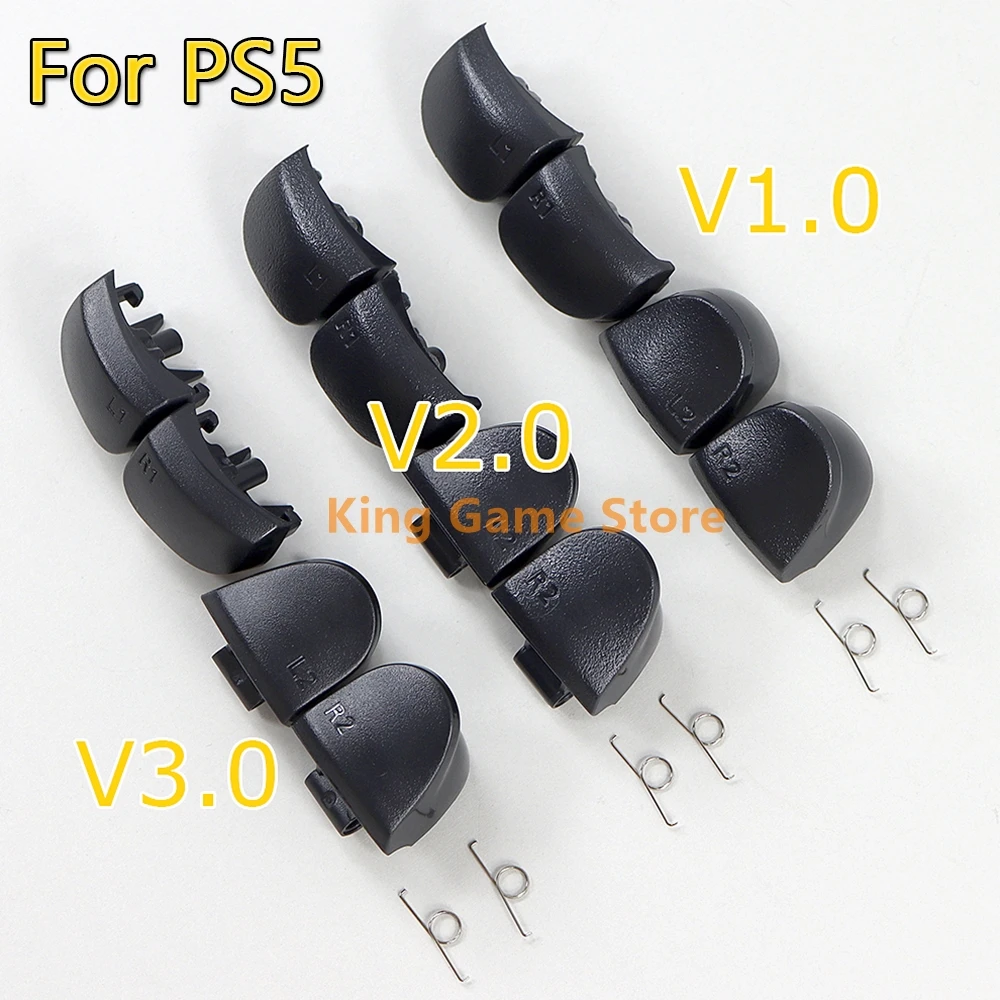 1set per Sony Playstation 5 V1 V2 V3 L R LR pulsante Trigger per PS5 V1.0 V2.0 V3.0 L1 R1 L2 R2 pulsanti Set completo a molla