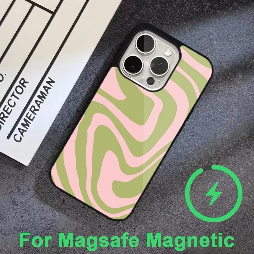 Graffiti Abstract Swirl Phone Case  For iPhone 16,15,14,13,12,11,Pro,Max,Plus,Mini, Magsafe,Magnetic Wireless Charging Case