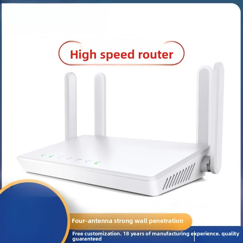 Router, Home Router 300Mbps High Speed Wifi Through the Wall Wireless Router Whole House Coverage, High Speed Stable