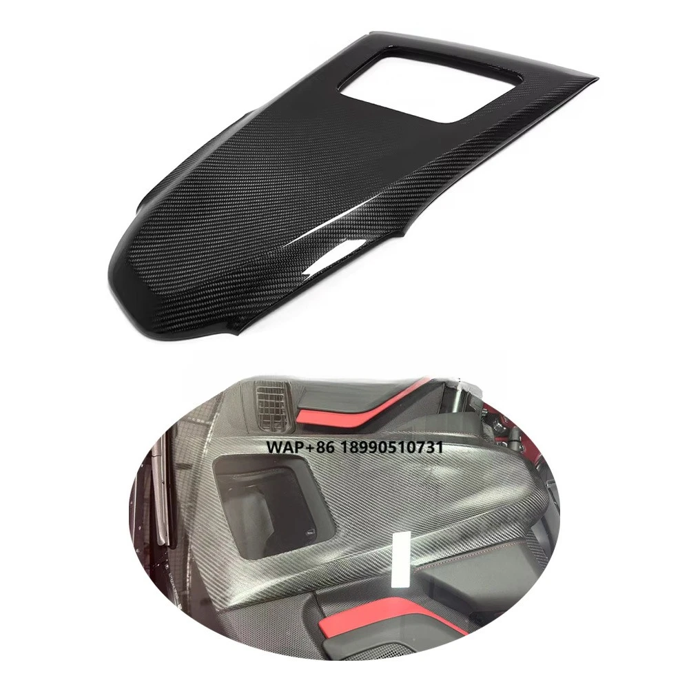 

Dry Carbon Fiber Center Console Panel Cover Trim for Chevrolet Corvette C8 Stingray Sports 2020 2021-2023