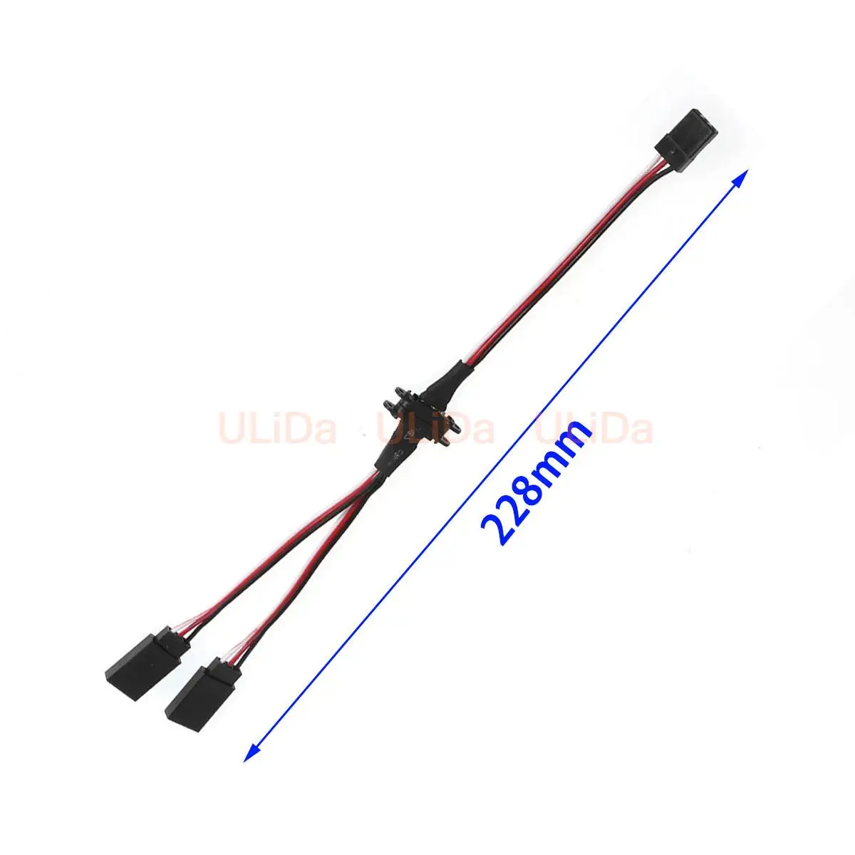 Cavo universale JR da 1 a 2 Cavo di prolunga magnetico a scatto per parti di aggiornamento per droni per aerei per auto RC