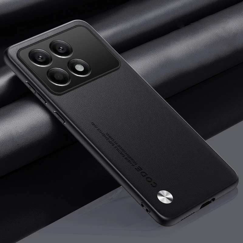 

For Xiaomi 14T 15 ultra Poco X6 x7 f7 ultra m7 pro Case Poco X6 Pro 5G Cover Original Leather TPU Cases Silicon Cover mi Poco X6