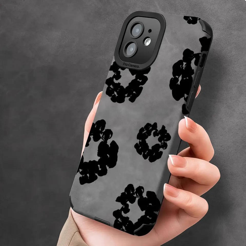 D-Denim T-Tears Luxury Leather Shockproof Phone Case For iPhone 17 16 Pro Max Air 15 14 13 12 11 Max Silicone Soft Cover, image 3