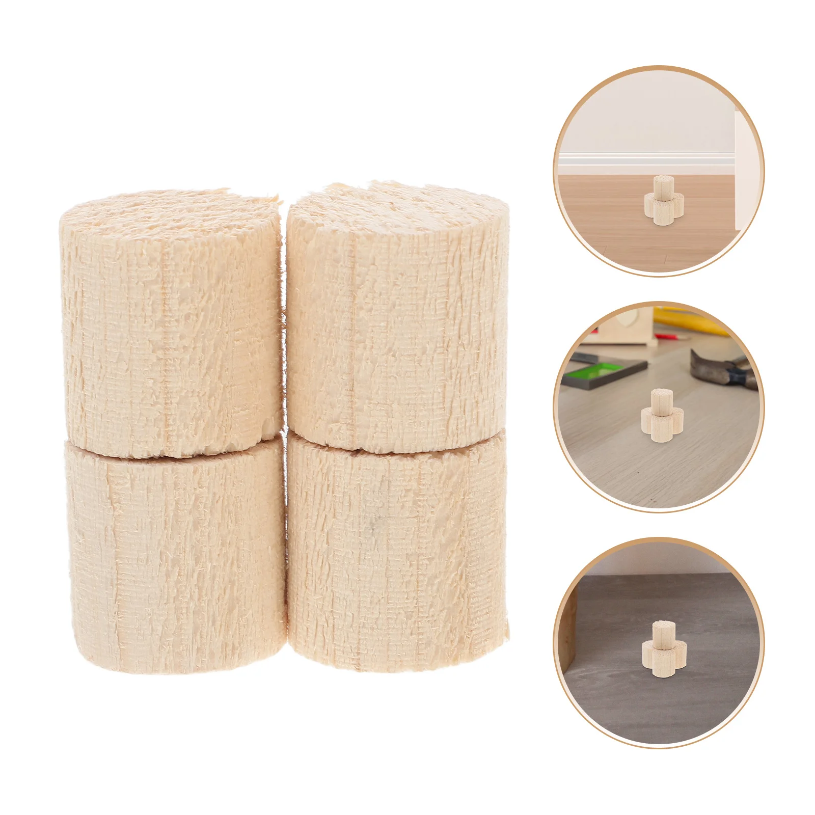 

4pcs Heavy Duty Height Extenders Bed Cabinet Non-Slip Leg Non-Slip Feet Riser Cabinet Risers Furniture Blocks Table Risers