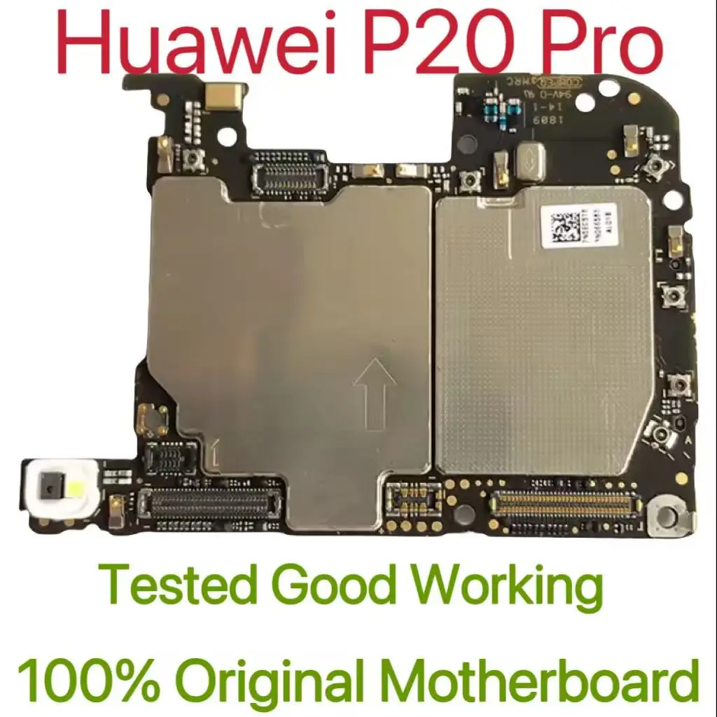 Global Version Original Unlocked Motherboard for Huawei P20 Pro Tested Circuit Plate Main Logic Board for Huawei P20 Pro