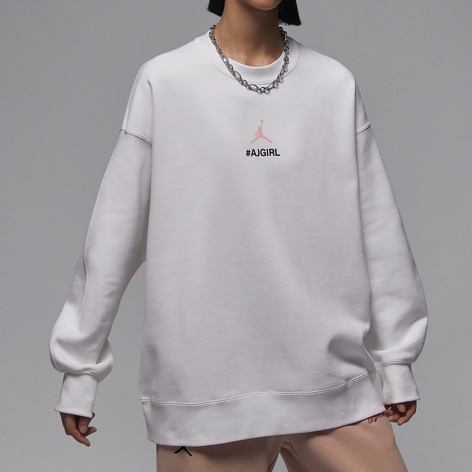 

Nike genuine JORDAN women's fleece-lined hooded sweatshirt HF1120-100