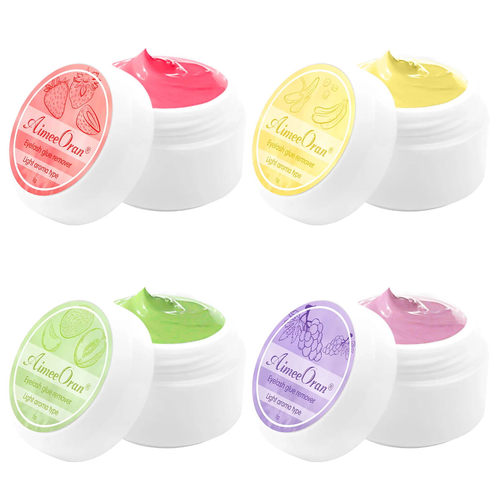 5g Proffesional Eyelash Glue Remover Lash Extension Adhesive No Irritating Quick Unloading Cream Lashes Makeup supplies Salon