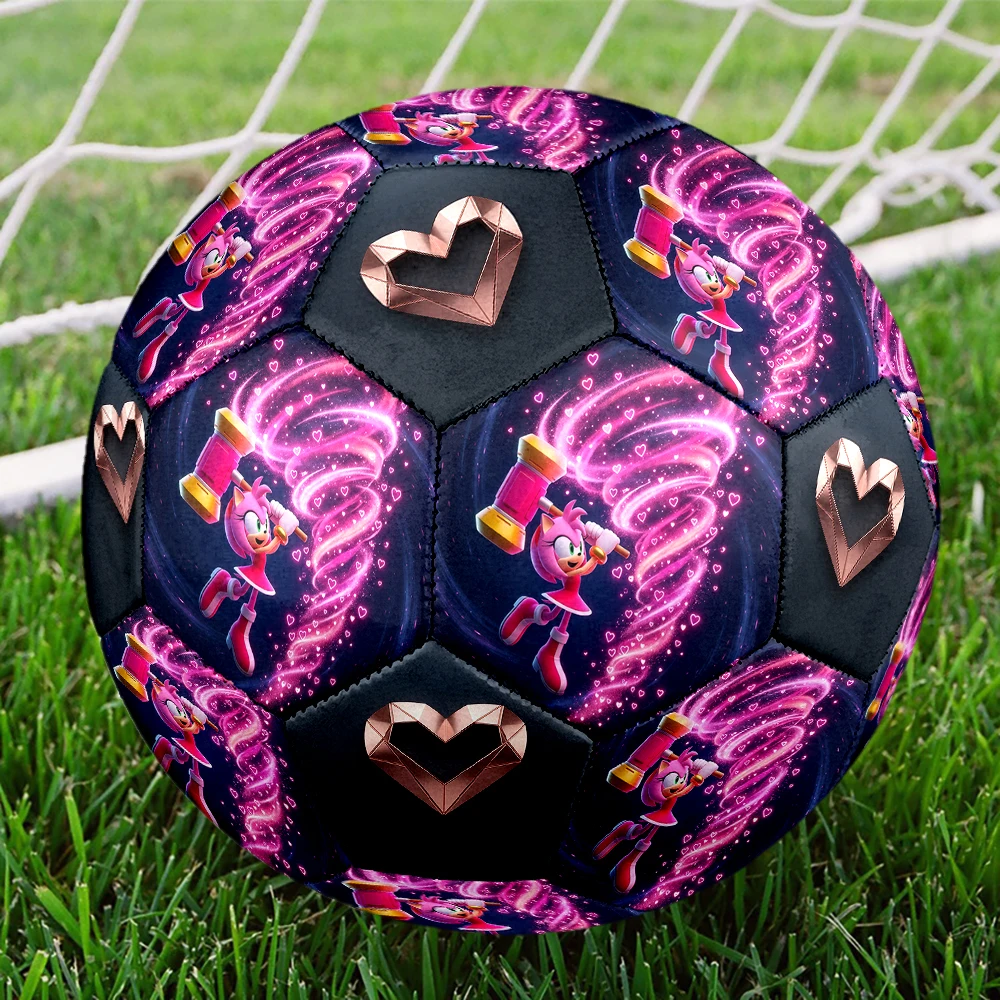 1pc Sonic Hedgehog Football Soccer Ball Size 5 Match Ball Fashion Team Training Cool Sports Gift HE36 view 4