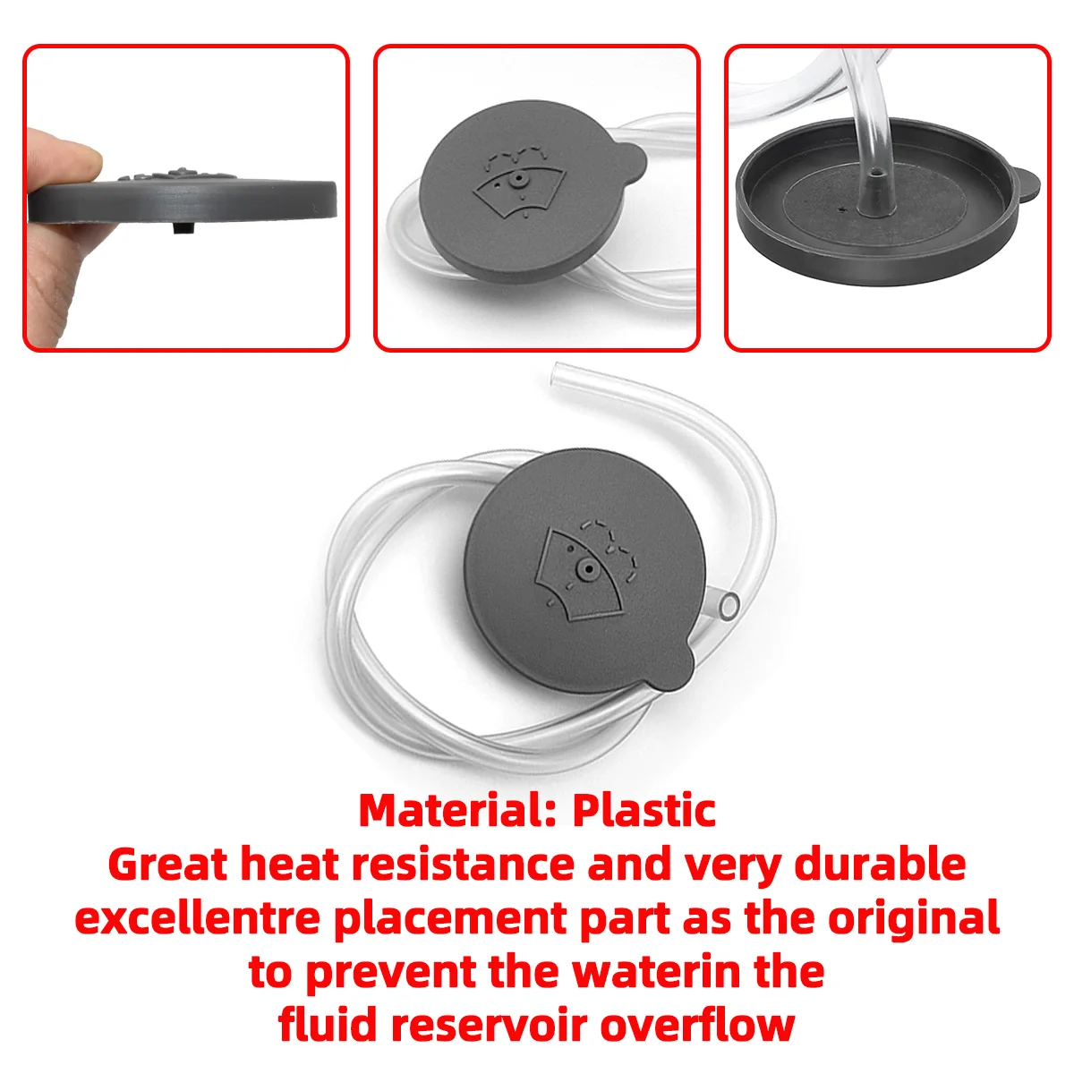 PINMOAP Car Windshield Washer Fluid Reservoir Cap Is Suitable For Nissan Tiida 350Z X-Trail Car Water Bottle Cap B8913-JG000