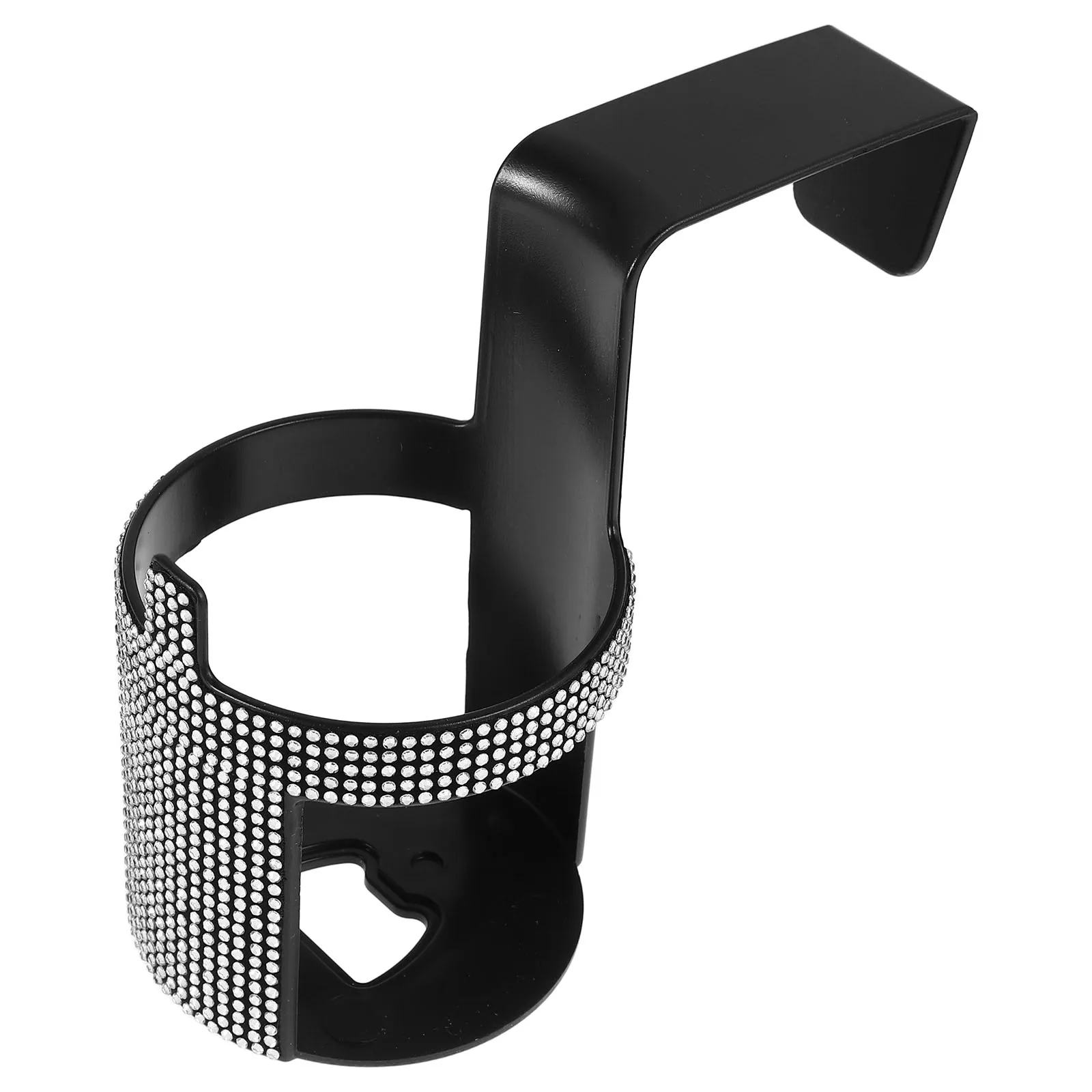 

Multifunctional Bottle With Hook Water Bottle Holder Car Stylish Rhinestone Design Durable Cup Holder For Truck Auto Cup Rack