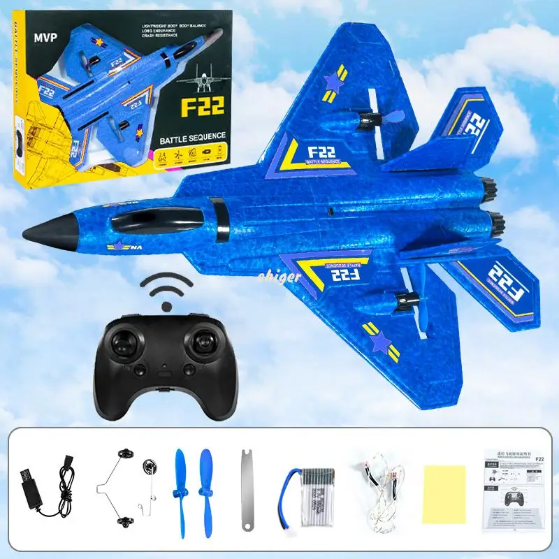 

RC Foam Aircraft HW32 F22 Plane 2.4G Radio Control Glider Remote Control Fighter Plane Glider Airplane Toys For Children Boys