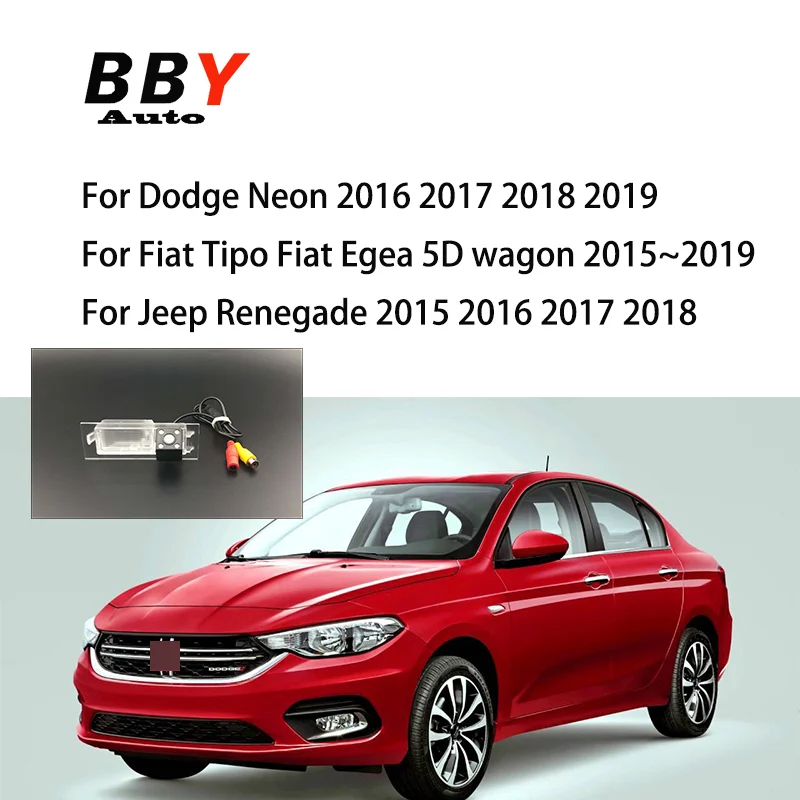 Car Rear View Camera For Dodge Neon 2016~2019 Fiat Tipo Fiat Egea 5D wagon 2015~2019  Jeep Renegade 2015~2018 Reversing Camera