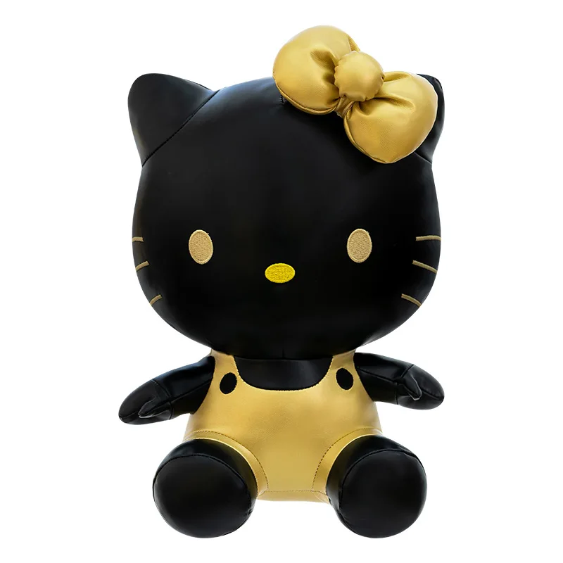 30/45 см Sanrio Black Skin Kt Cat плюшевая игрушка Hello Kitty плюшевая игрушка мультфильм чучело животных праздничное украшение орнамент